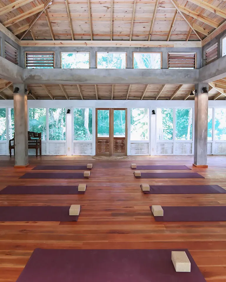 Quiet spot for yoga and meditation at the retreat location
